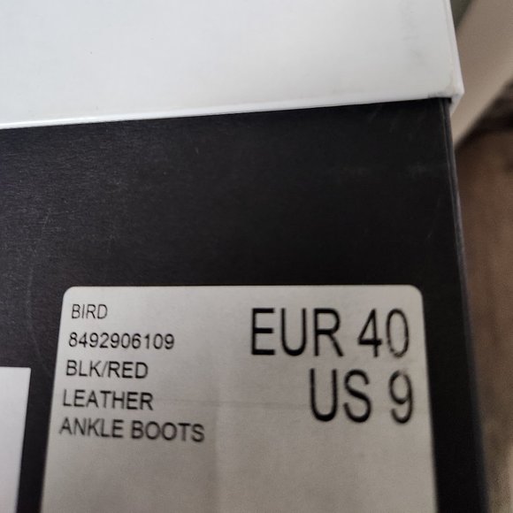 NIB Kurt Geiger London Black Leather Lace or Zip Combat Boots Cool Details! - Picture 14 of 14